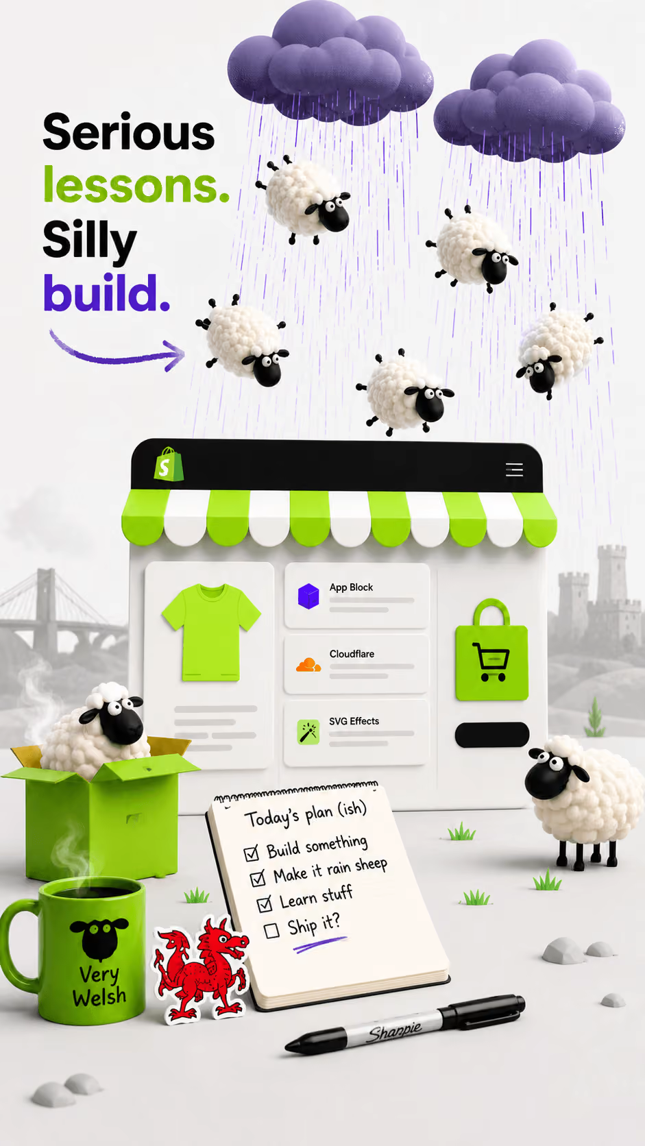Sheep Rain for Shopify: Serious Lessons from a Very Silly Build