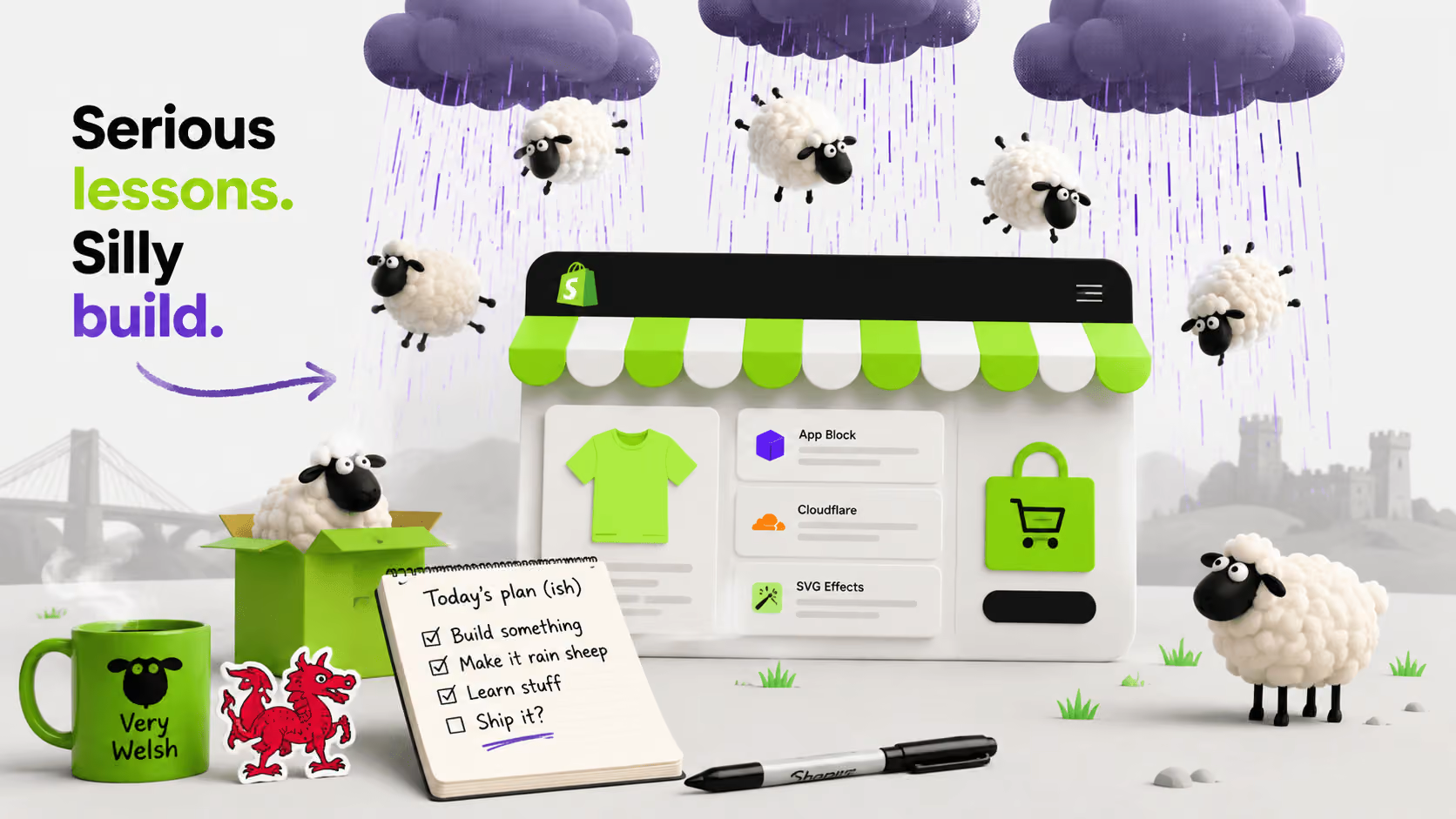 Sheep Rain for Shopify: Serious Lessons from a Very Silly Build
